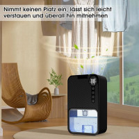 Smart-Luftentfeuchter mit 3,8L Wassertank – Ultraleise, LED-Farblicht, Auto-Abschaltung
