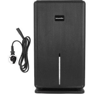 Luftentfeuchter 1L/Tag 3L Tank für Räume bis 70m², leise <40dB, mit Abtau- und Nachtlicht