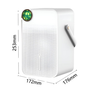 Mini Luftentfeuchter 30 m² Weiß für Schlafzimmer, leise & energieeffizient