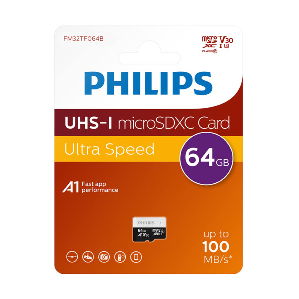 Philips Ultra Speed Micro SD Speicherkarte 32GB