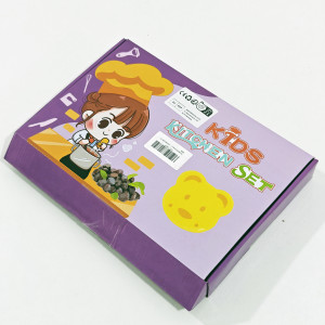 16-teiliges Kinder Küchen Set – Sicheres Schneiden für Kinder mit Zubehör