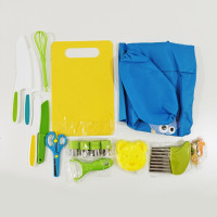 16-teiliges Kinder Küchen Set – Sicheres Schneiden für Kinder mit Zubehör