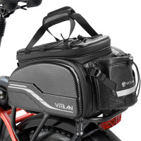 Fahrradtasche 35L Wasserdicht Gepäcktasche Hartschale Multifunktion Carbon