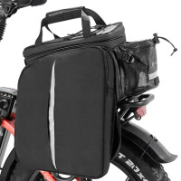 Fahrradtasche 35L Wasserdicht Gepäcktasche Hartschale Multifunktion Carbon