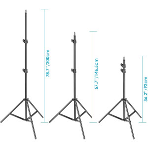 Neewer Lichtstativ 3m Federgepolstert Fotostativ für Softbox Blitz Ringlicht