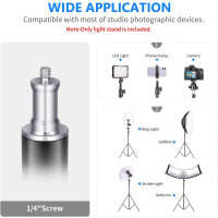 Neewer Lichtstativ 3m Federgepolstert Fotostativ für Softbox Blitz Ringlicht