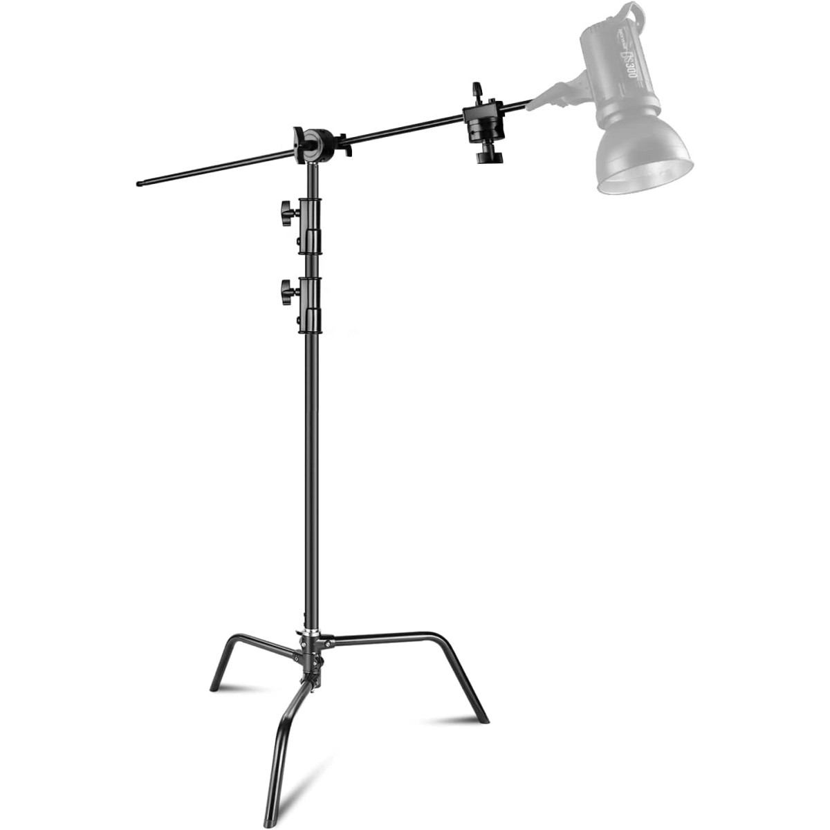 Neewer C-Stand 100% Stahl Reflektorarm 108cm mit Grip...