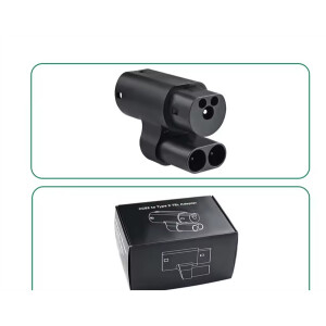 CCS2 zu Typ2 Adapter Konverter für Tesla Model S X DC Schnellladeadapter