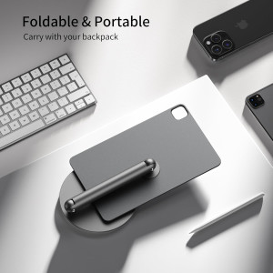 LULULOOK Magnetischer iPad Pro 11 M4 Ständer 360° drehbar Aluminium Halterung