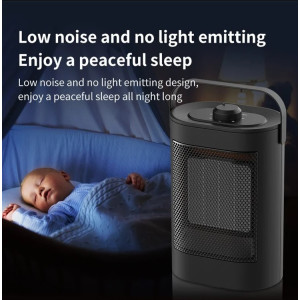 YND-900D PTC Heizlüfter leise 1500W Tischheizung Oszillation EU Stecker