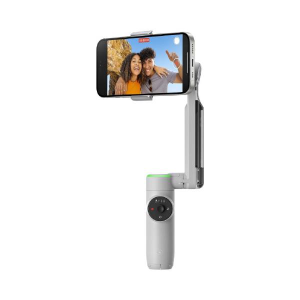 Insta360 Flow Pro Gimbal 3-Achsen KI Smartphone Stabilisator mit Stativ Grau