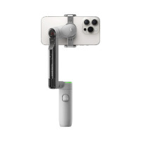 Insta360 Flow Pro Gimbal 3-Achsen KI Smartphone Stabilisator mit Stativ Grau
