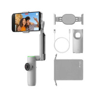 Insta360 Flow Pro Gimbal 3-Achsen KI Smartphone Stabilisator mit Stativ Grau