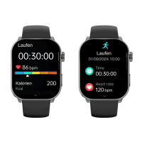 Gard Pro Health Smartwatch 3 – Gebogenes Display, 110+ Sportmodi, IP68