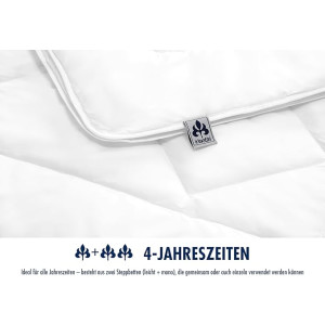 Badenia Irisette Noblesse 4-Jahreszeiten Steppbett 155x220 cm