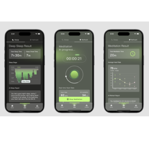 For Me Buds Weiß Schlaf Ohrhörer AI Analyse Bluetooth ANC 10h Laufzeit
