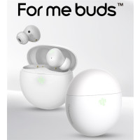 For Me Buds Weiß Schlaf Ohrhörer AI Analyse Bluetooth ANC 10h Laufzeit