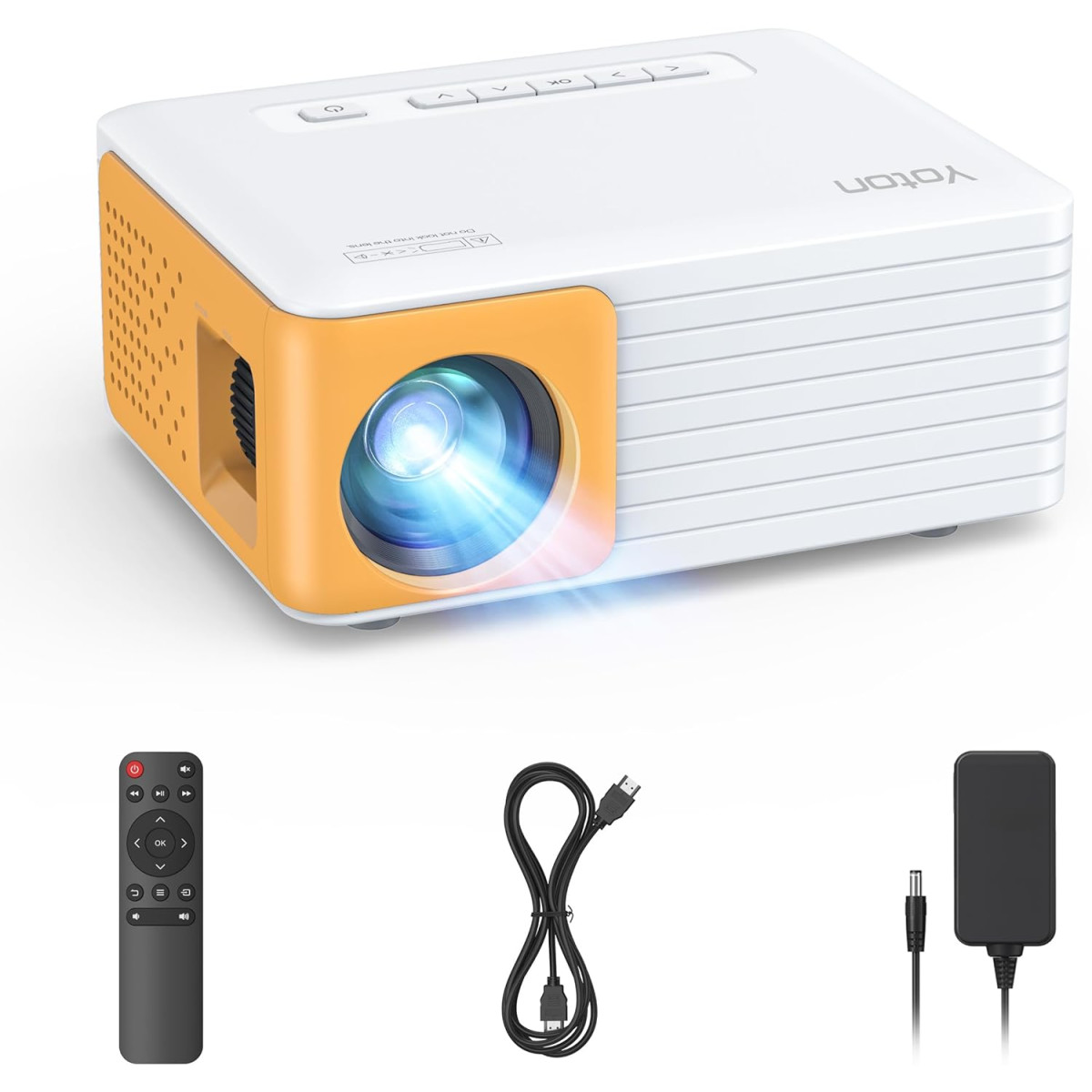 YOTON Y3 Mini Beamer 1080P 10000L Zoom HDMI USB TV Stick...