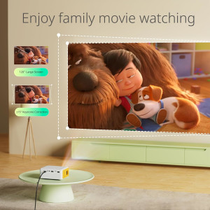 YOTON Y3 Mini Beamer 1080P 10000L Zoom HDMI USB TV Stick Handy Projektor