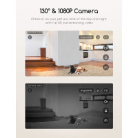 faroro Haustiergerät mit Leckerliausgabe Appsteuerung WLANfähig für Hunde Katzen