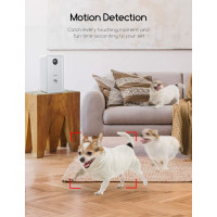 faroro Haustiergerät mit Leckerliausgabe Appsteuerung WLANfähig für Hunde Katzen