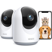 GNCC P1 1080P WLAN Überwachungskamera Indoor Nachtsicht Haustier Baby