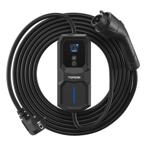 TOPDON PulseQ AC Portable Elektroauto Ladegerät EU 16A 7 4kW Typ2