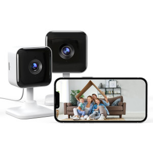 GNCC GC2 Kamera 2er Set Innen 1080P WLAN Nachtsicht Bewegung Audio Alexa SD