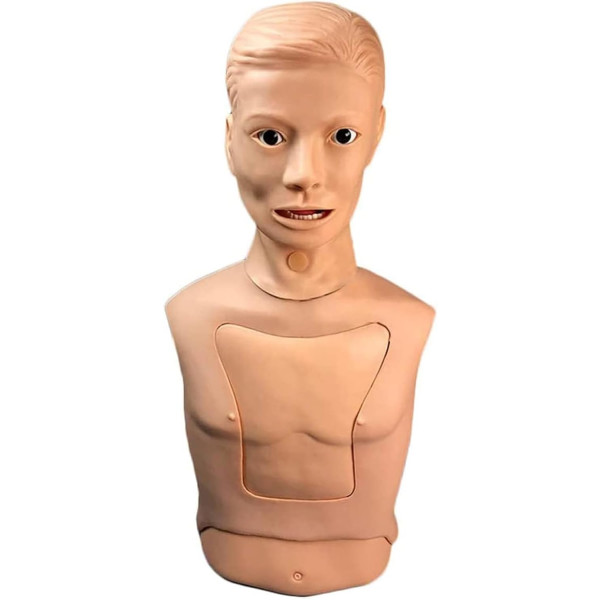 Pflegepuppe Oberkörper Pflege Anatomiemodell Nasensonde Trachea Training