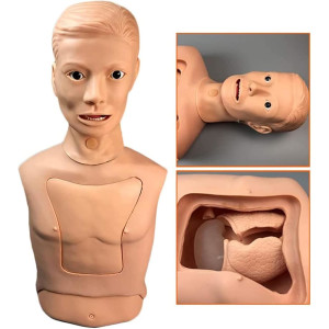 Pflegepuppe Oberkörper Pflege Anatomiemodell Nasensonde Trachea Training