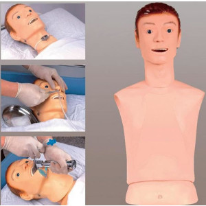 Pflegepuppe Oberkörper Pflege Anatomiemodell Nasensonde Trachea Training