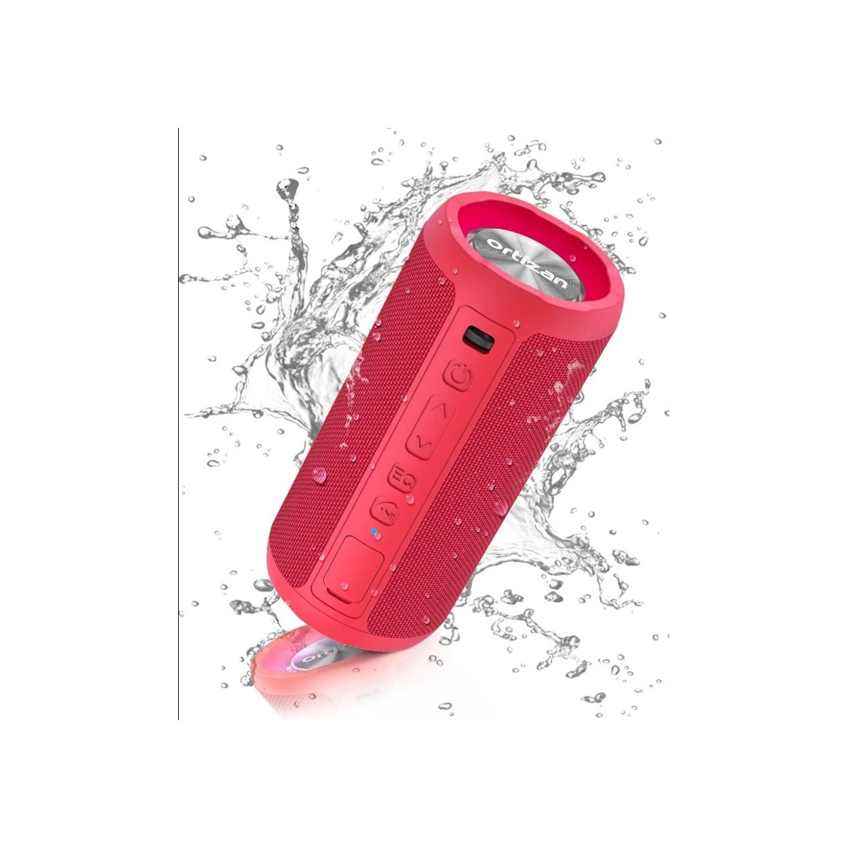Ortizan Bluetooth Lautsprecher 24W Licht IPX7 30h Akku...
