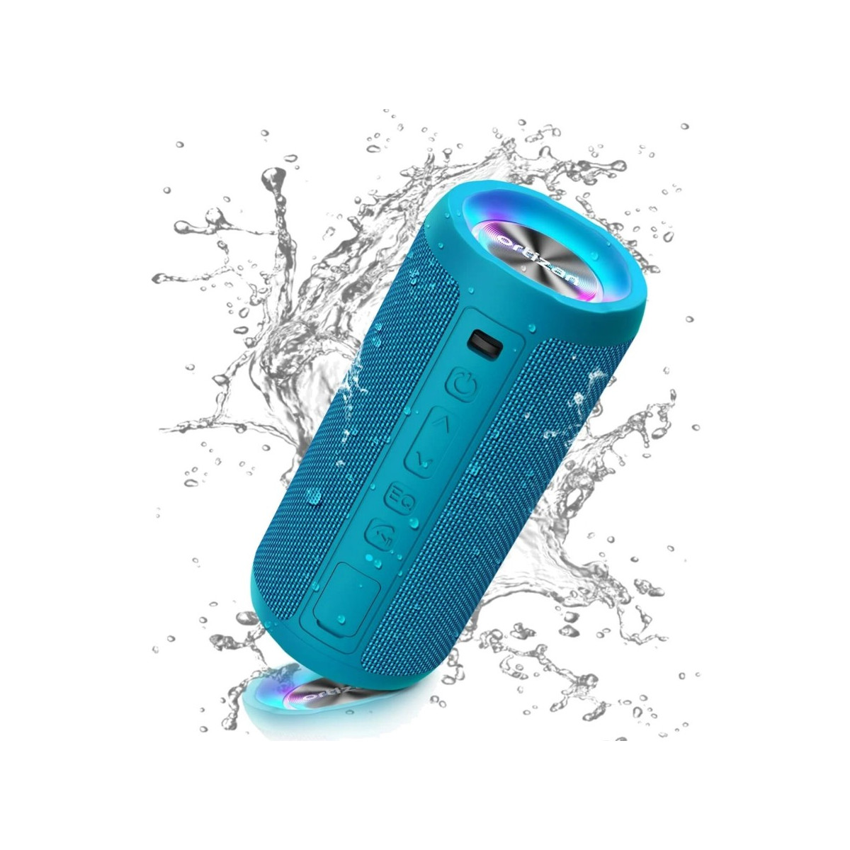 Kopie von Ortizan Bluetooth Lautsprecher 24W Licht IPX7...