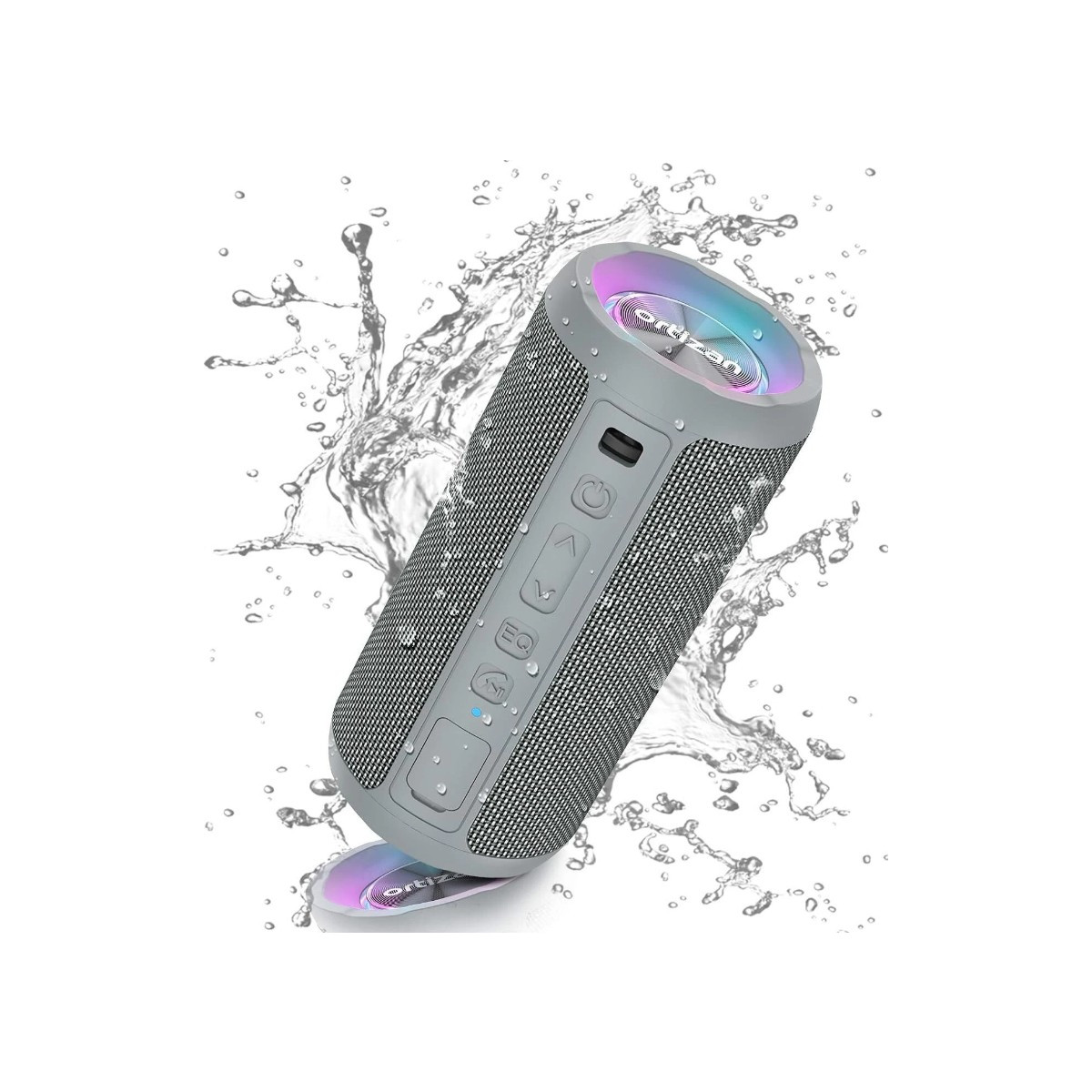 Ortizan Bluetooth Lautsprecher 24W Licht IPX7 30h Akku...