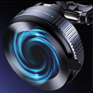 Handyhalterung Auto Magnet Saugnapf Halterung 360 Grad drehbar Schwarz K007