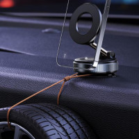 Handyhalterung Auto Magnet Saugnapf Halterung 360 Grad drehbar Schwarz K007