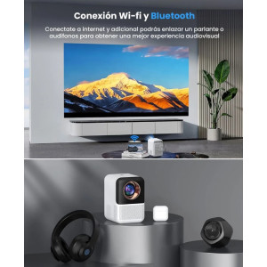HPX Pro LED Beamer Android 10 5G WiFi Bluetooth UHD 8K HDMI Elektrischer Fokus