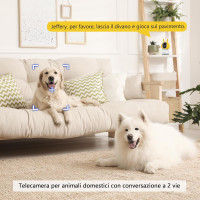 KAWA Überwachungskamera 1080P HD WLAN IP65 Gegensprechfunktion Bewegungserkennung