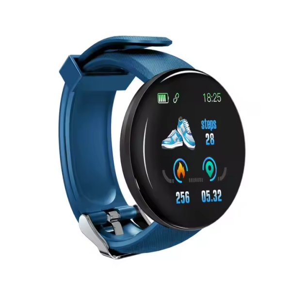 SMART BRACELET 30097 Smartwatch Schwarz Blau Fitness Puls Blutdruck Bluetooth
