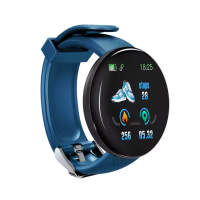 SMART BRACELET 30097 Smartwatch Schwarz Blau Fitness Puls Blutdruck Bluetooth