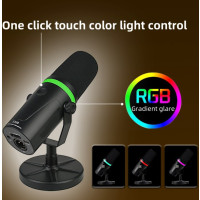 S338 RGB Mikrofon USB C XLR Dynamisch 192kHz Gaming Podcast Studio Mikro