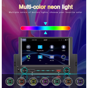 MP5 Car Player 2DIN Touchscreen 6 2 Zoll Android CarPlay GPS WiFi USB Radio