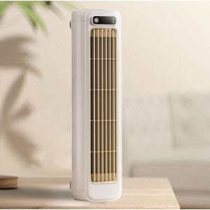 Tower Fan M60 Tragbarer Bladeless Ventilator Grau Beige Leicht