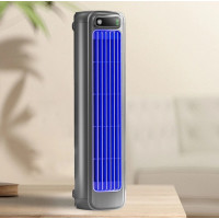 Tower Fan M60 Tragbarer Bladeless Ventilator Grau Beige Leicht