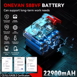 588VF 18V 22900mAh Akku für Makita Schlagschrauber Kettensäge Elektrowerkzeug