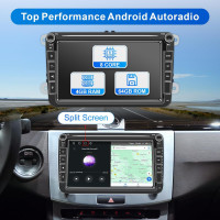 8 Zoll Android Auto CarPlay Navigation 1GB 32GB FM BT Rückfahrkamera WLAN USB