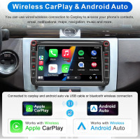 8 Zoll Android Auto CarPlay Navigation 1GB 32GB FM BT Rückfahrkamera WLAN USB
