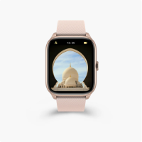 iQIBLA Qwatch S2 Smartwatch Pink Muslim Uhr Azkar Herzfrequenz Fitness