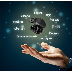 Qinux Talkbuds Übersetzer Ohrhörer Bluetooth KI 140 Sprachen