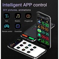 LED Matrix Panel 16x32 App Steuerung RGB Display USB Indoor Pixelanzeige